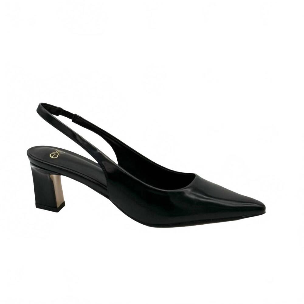 NEW EXE women's alexandra sling back heel in black